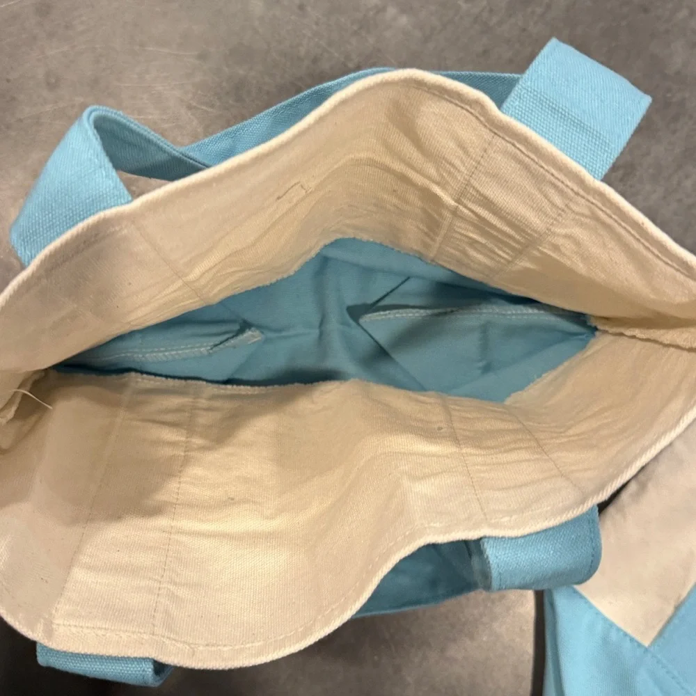 Trader Joe's Mini Pastel Canvas Tote Bags (Qty.2)